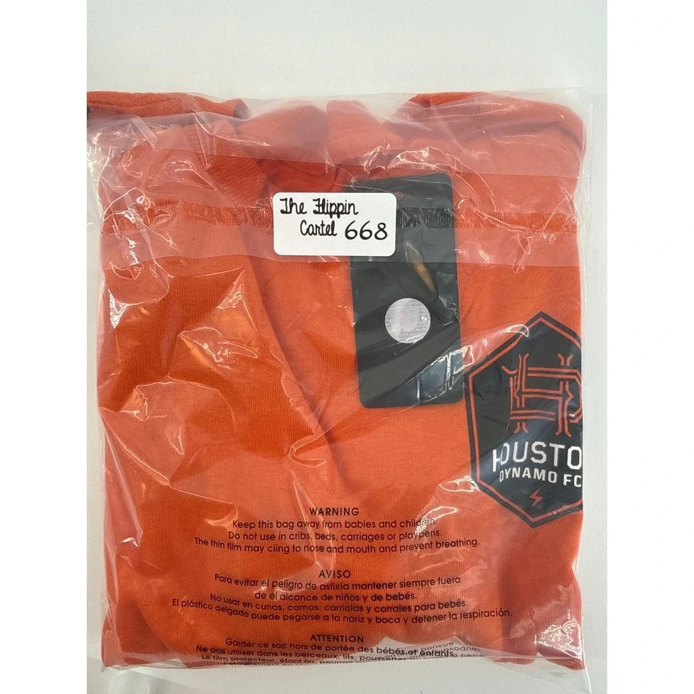Houston Dynamo FC Kids Orange Soccer Jersey H Herrera 16‎ MLS Youth Large